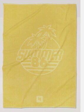 NEW NESPRESSO YUZU BEACH TOWEL Made in Spain